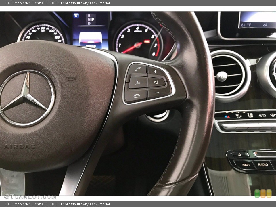 Espresso Brown/Black Interior Controls for the 2017 Mercedes-Benz GLC 300 #143688699