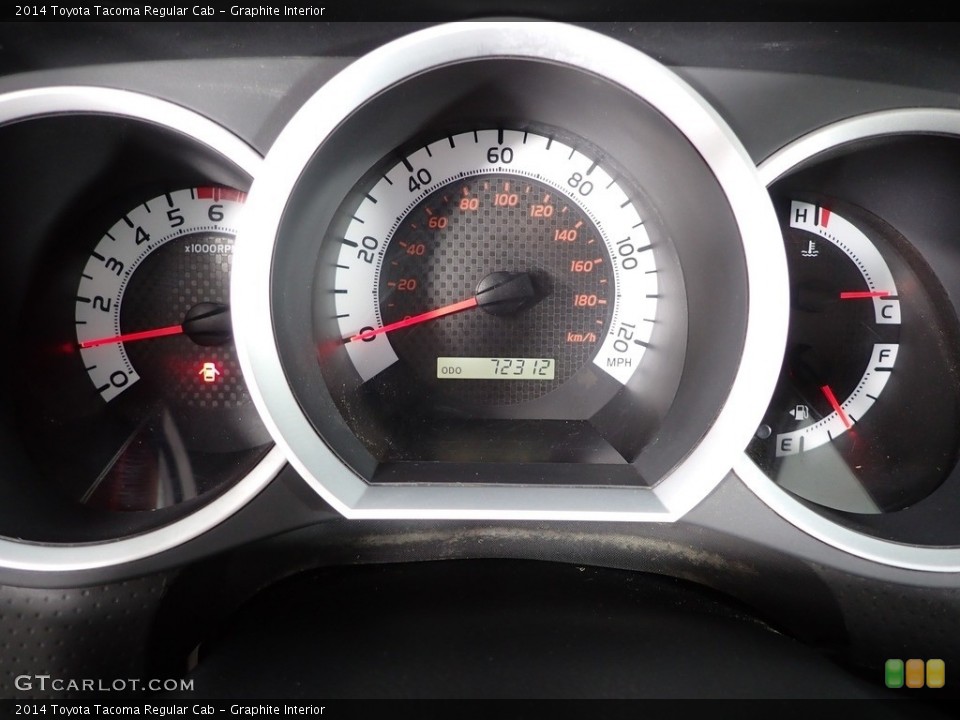 Graphite Interior Gauges for the 2014 Toyota Tacoma Regular Cab #143688915