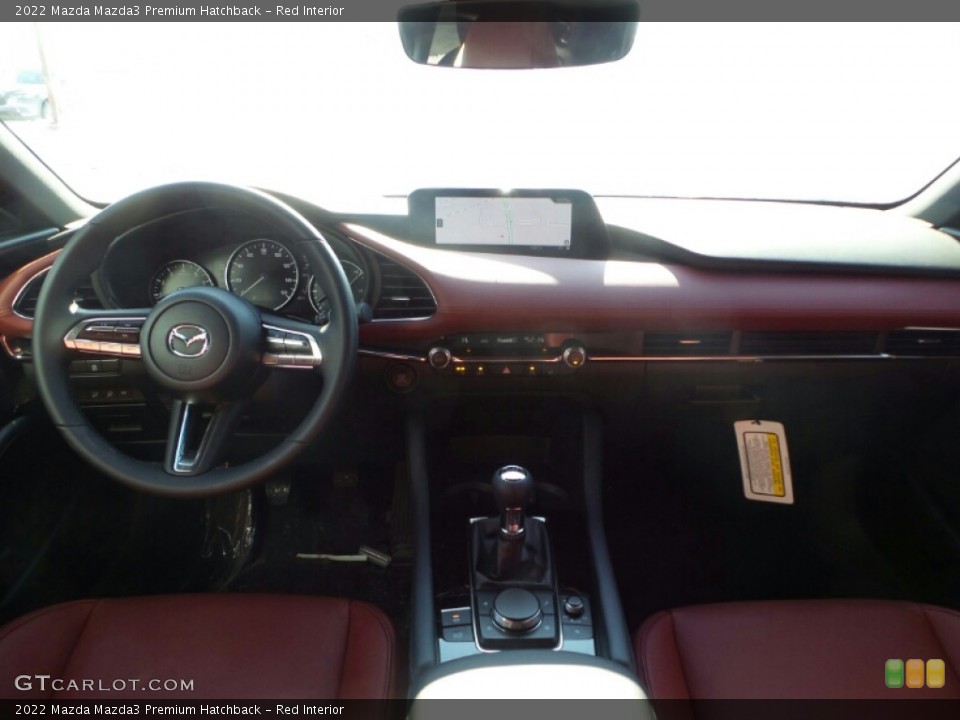 Red Interior Photo for the 2022 Mazda Mazda3 Premium Hatchback #143690679