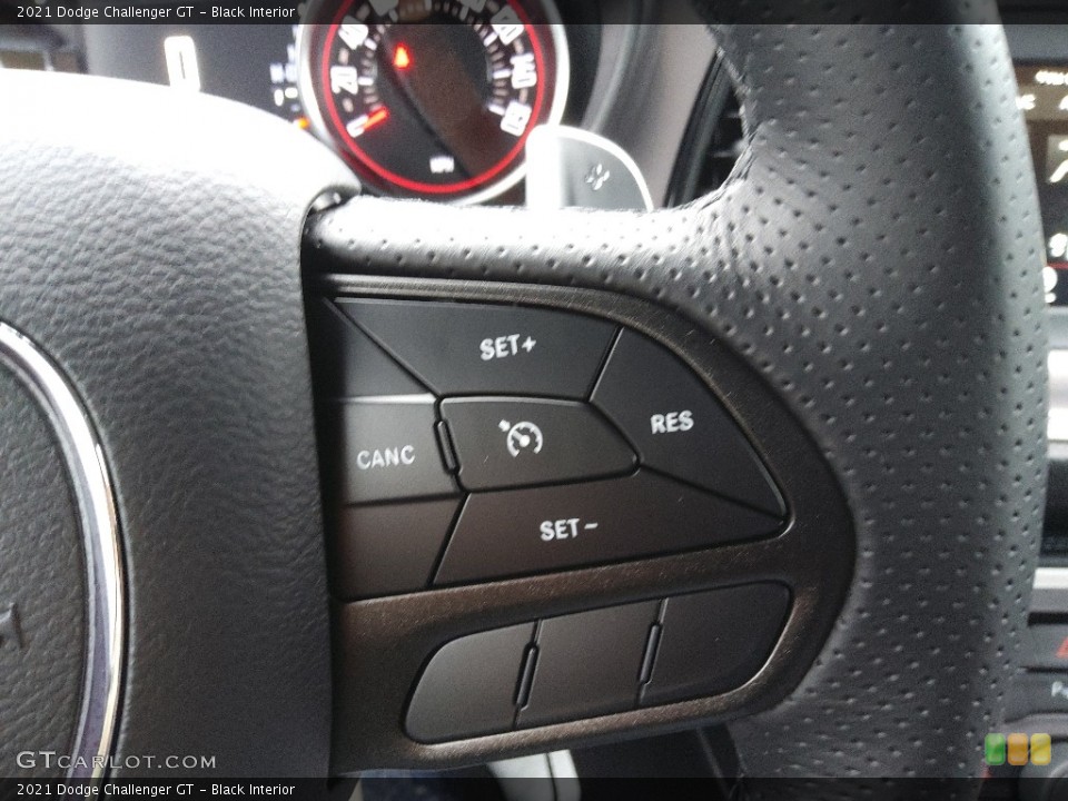 Black Interior Steering Wheel for the 2021 Dodge Challenger GT #143691483