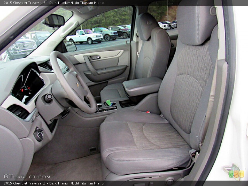 Dark Titanium/Light Titanium Interior Front Seat for the 2015 Chevrolet Traverse LS #143692050