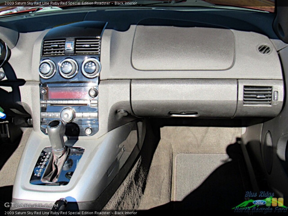 Black Interior Dashboard for the 2009 Saturn Sky Red Line Ruby Red Special Edition Roadster #143692266