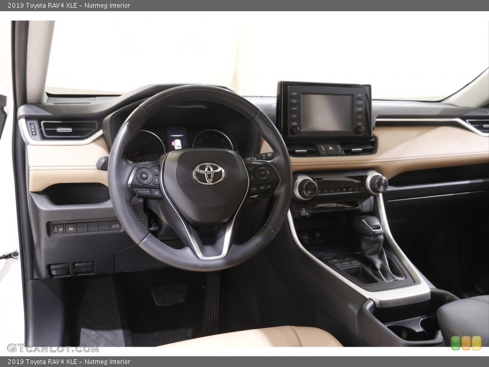 Nutmeg Interior Dashboard for the 2019 Toyota RAV4 XLE #143692467