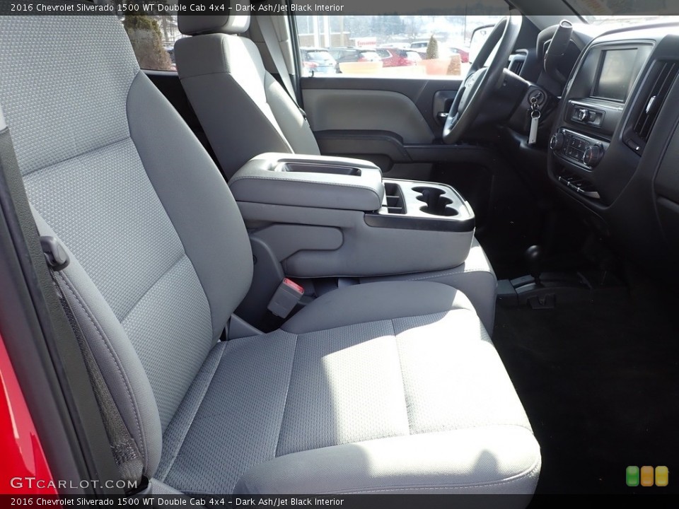 Dark Ash/Jet Black Interior Front Seat for the 2016 Chevrolet Silverado 1500 WT Double Cab 4x4 #143693454