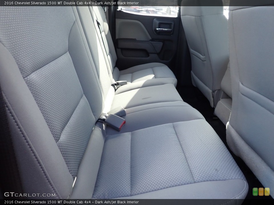 Dark Ash/Jet Black Interior Rear Seat for the 2016 Chevrolet Silverado 1500 WT Double Cab 4x4 #143693526