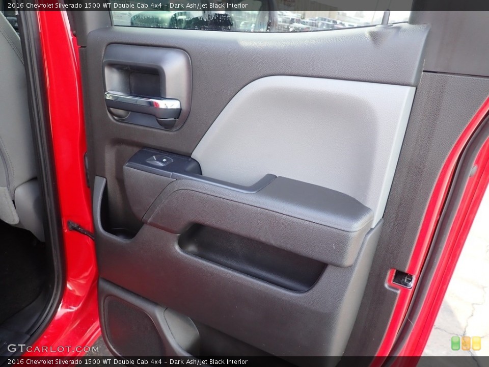 Dark Ash/Jet Black Interior Door Panel for the 2016 Chevrolet Silverado 1500 WT Double Cab 4x4 #143693550