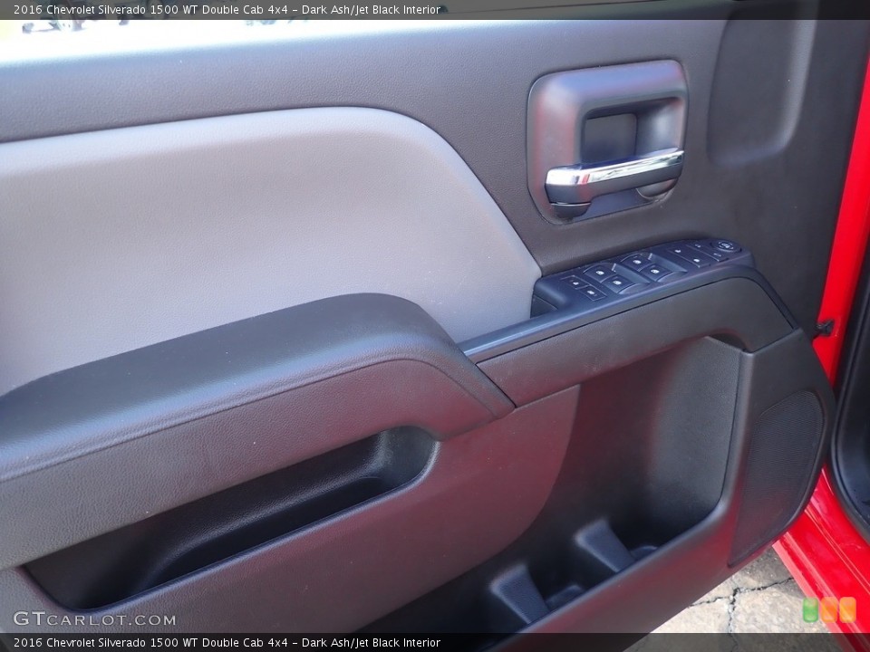 Dark Ash/Jet Black Interior Door Panel for the 2016 Chevrolet Silverado 1500 WT Double Cab 4x4 #143693673