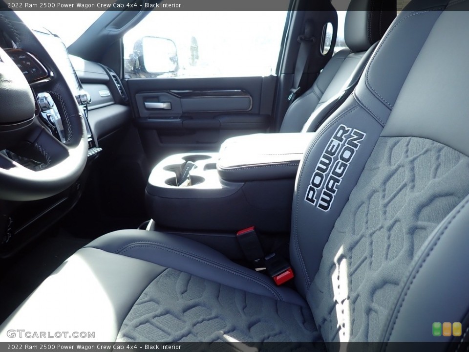 Black Interior Front Seat for the 2022 Ram 2500 Power Wagon Crew Cab 4x4 #143694156