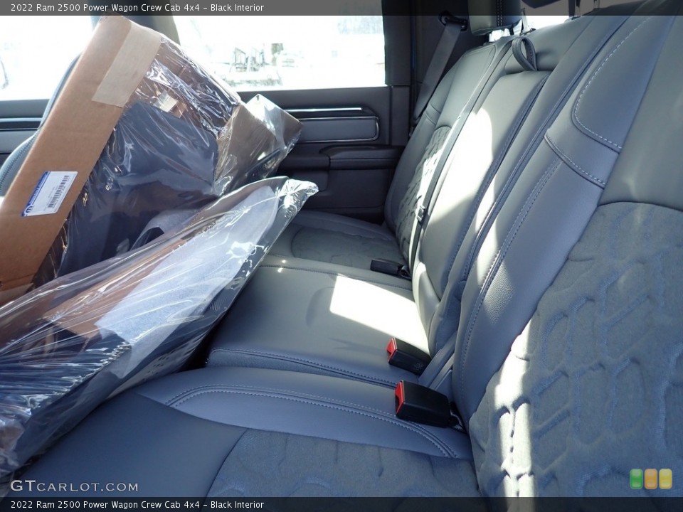 Black Interior Rear Seat for the 2022 Ram 2500 Power Wagon Crew Cab 4x4 #143694183