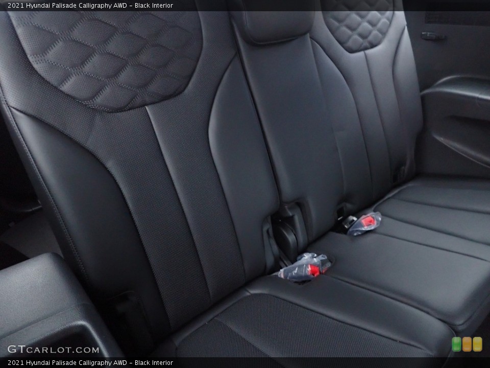 Black Interior Rear Seat for the 2021 Hyundai Palisade Calligraphy AWD #143694690