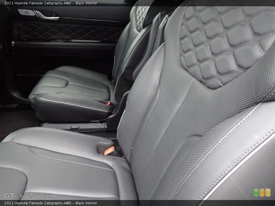 Black Interior Rear Seat for the 2021 Hyundai Palisade Calligraphy AWD #143694729