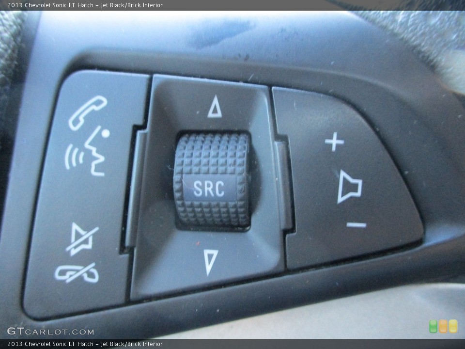 Jet Black/Brick Interior Controls for the 2013 Chevrolet Sonic LT Hatch #143695374