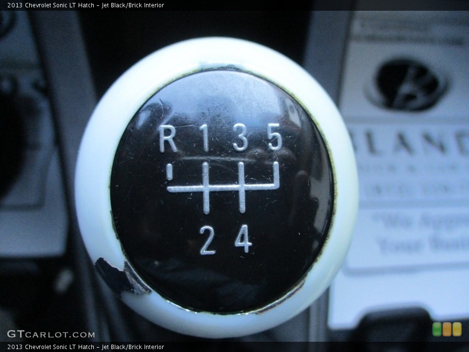 Jet Black/Brick Interior Transmission for the 2013 Chevrolet Sonic LT Hatch #143695431