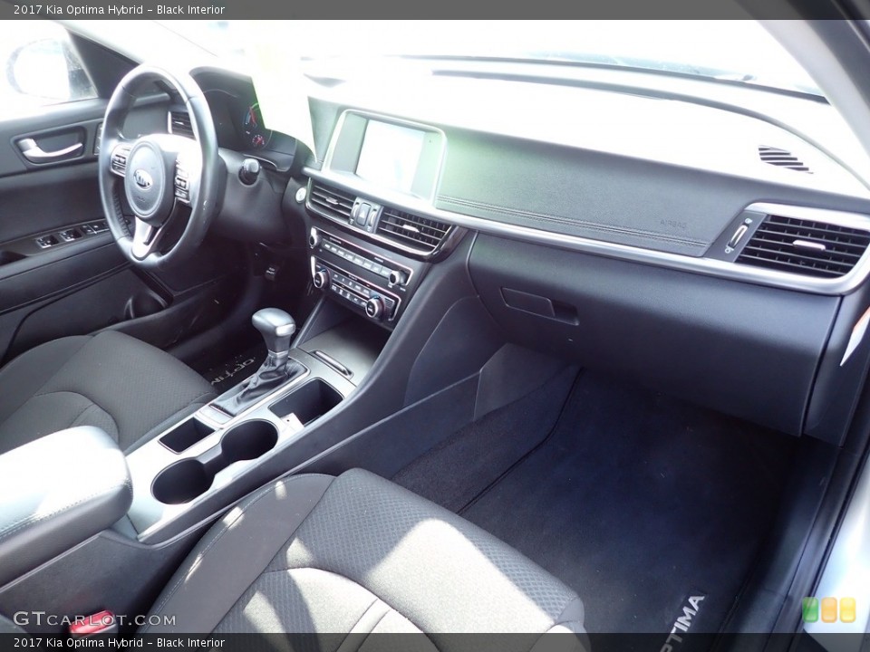 Black Interior Dashboard for the 2017 Kia Optima Hybrid #143697177