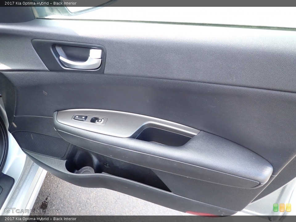 Black Interior Door Panel for the 2017 Kia Optima Hybrid #143697198