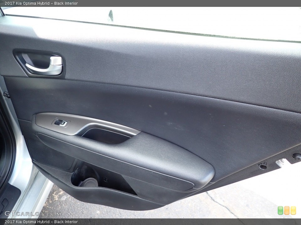 Black Interior Door Panel for the 2017 Kia Optima Hybrid #143697243