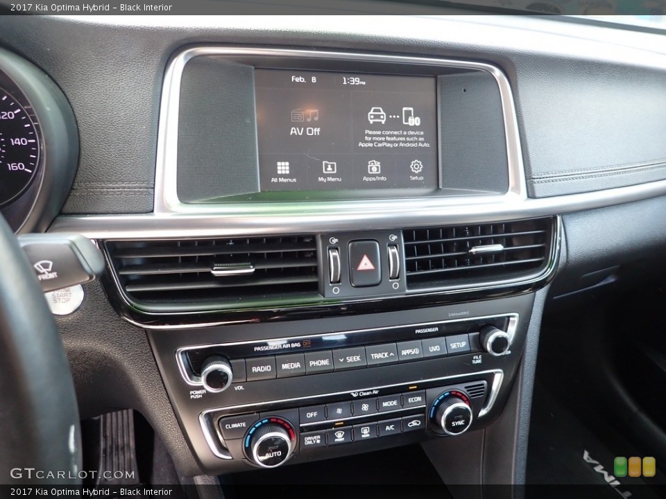 Black Interior Dashboard for the 2017 Kia Optima Hybrid #143697429
