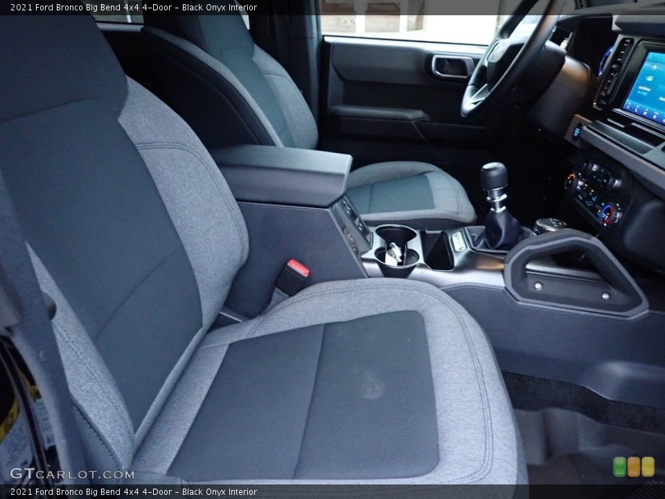 Black Onyx Interior Front Seat for the 2021 Ford Bronco Big Bend 4x4 4-Door #143699919