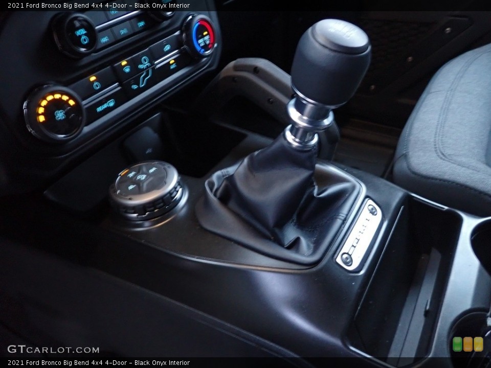 Black Onyx Interior Transmission for the 2021 Ford Bronco Big Bend 4x4 4-Door #143700165