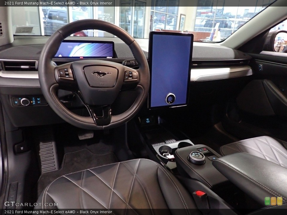 Black Onyx Interior Photo for the 2021 Ford Mustang Mach-E Select eAWD #143700570