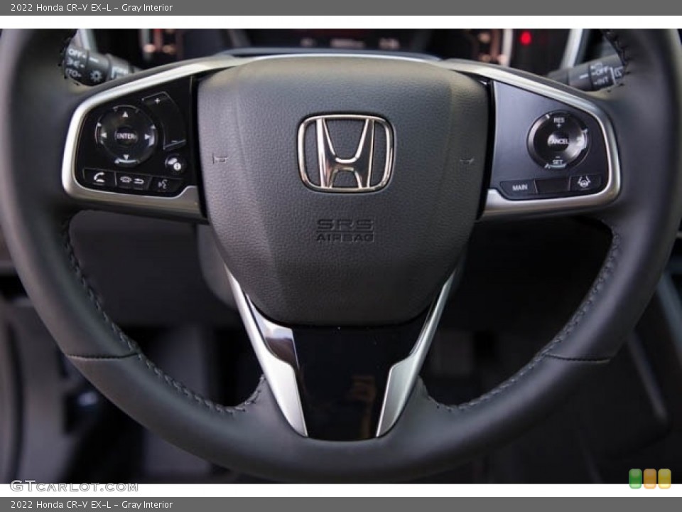 Gray Interior Steering Wheel for the 2022 Honda CR-V EX-L #143700783