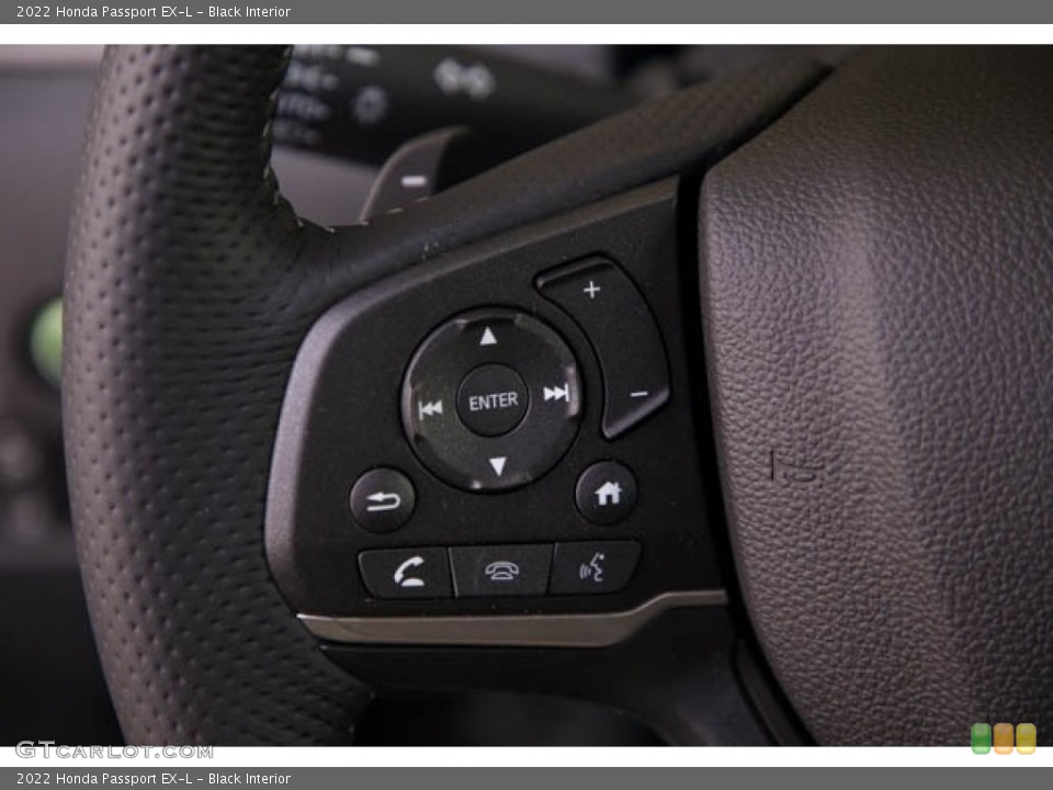 Black Interior Steering Wheel for the 2022 Honda Passport EX-L #143702355