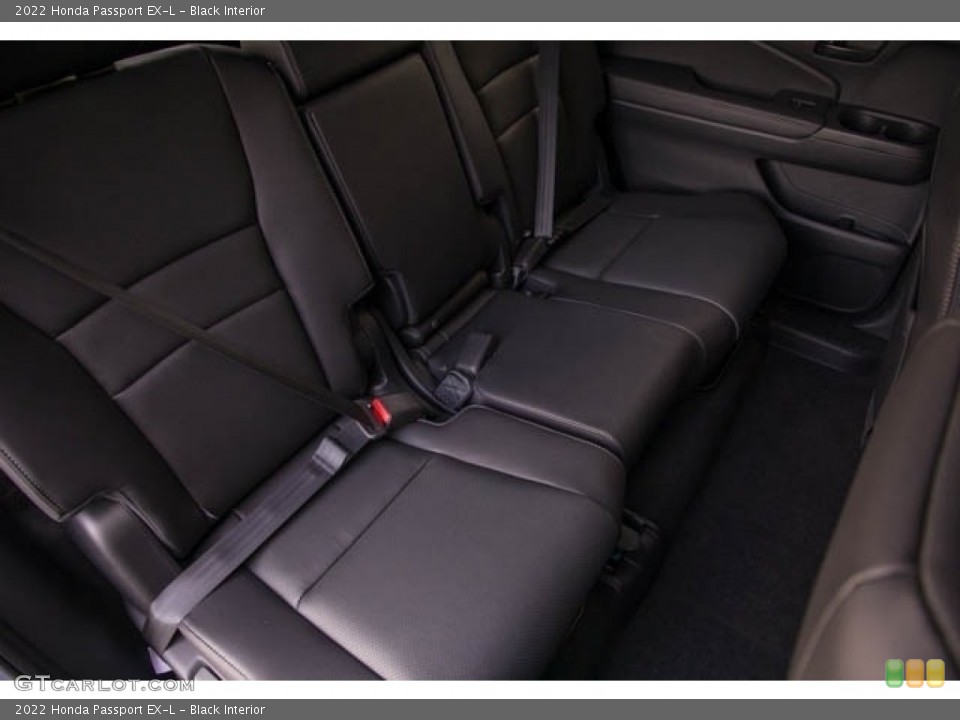 Black Interior Rear Seat for the 2022 Honda Passport EX-L #143702415