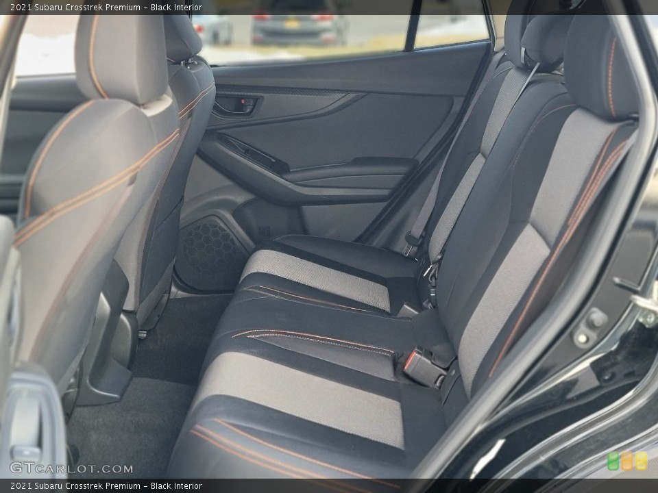 Black Interior Rear Seat for the 2021 Subaru Crosstrek Premium #143702511