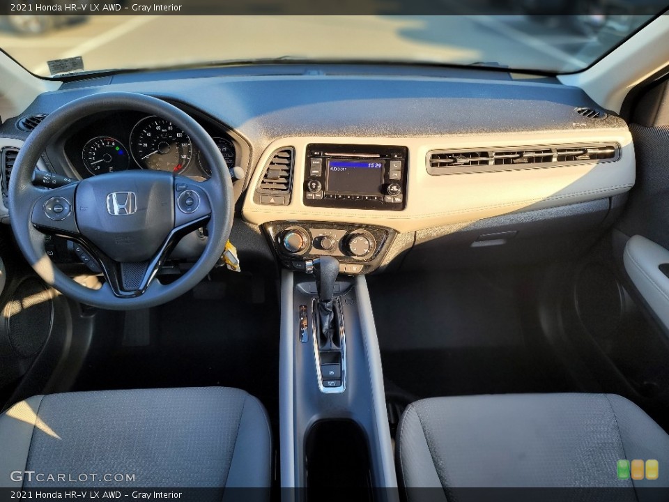 Gray Interior Dashboard for the 2021 Honda HR-V LX AWD #143702589