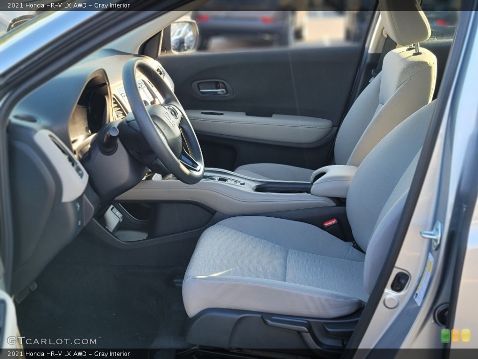 Gray Interior Front Seat for the 2021 Honda HR-V LX AWD #143702775