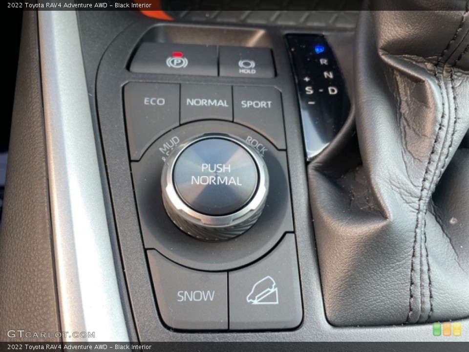 Black Interior Controls for the 2022 Toyota RAV4 Adventure AWD #143703451