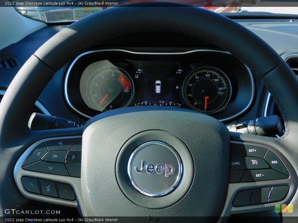 Ski Gray/Black Interior Steering Wheel for the 2022 Jeep Cherokee Latitude Lux 4x4 #143704570