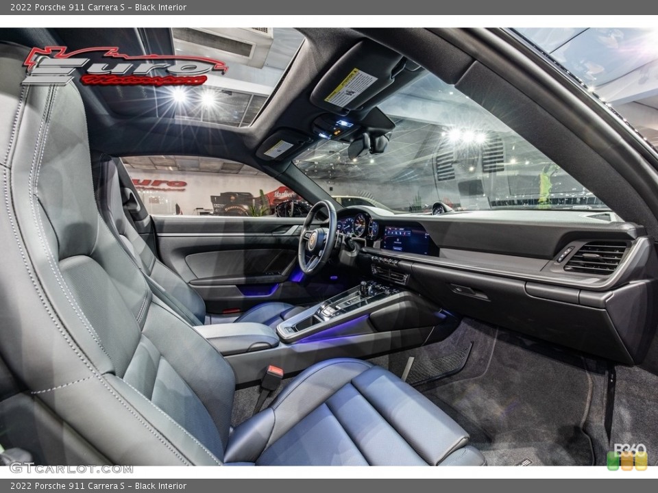Black Interior Front Seat for the 2022 Porsche 911 Carrera S #143705977