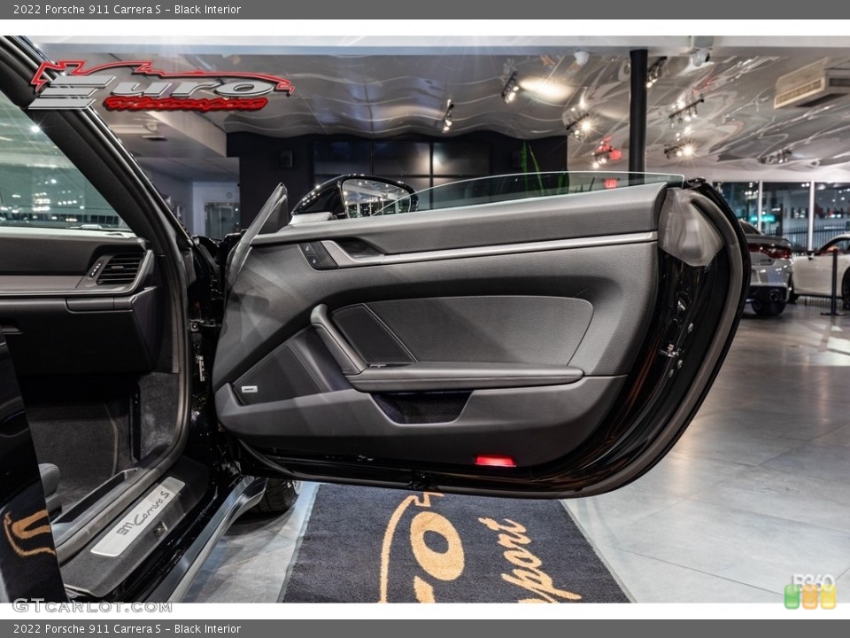 Black Interior Door Panel for the 2022 Porsche 911 Carrera S #143705998
