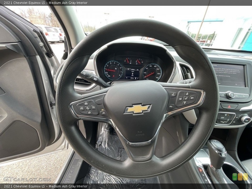 Medium Ash Gray Interior Steering Wheel for the 2021 Chevrolet Equinox LS #143706055