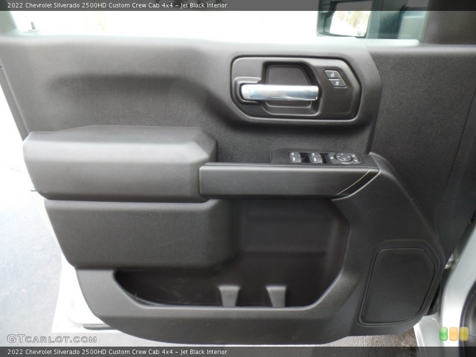 Jet Black Interior Door Panel for the 2022 Chevrolet Silverado 2500HD Custom Crew Cab 4x4 #143706094
