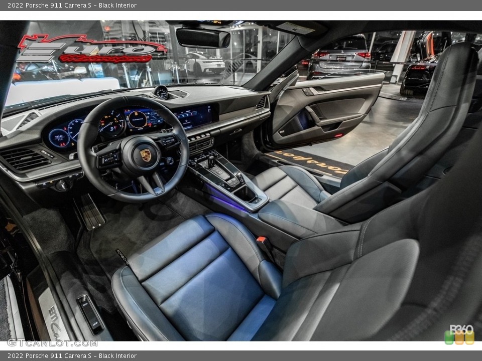 Black Interior Front Seat for the 2022 Porsche 911 Carrera S #143706103