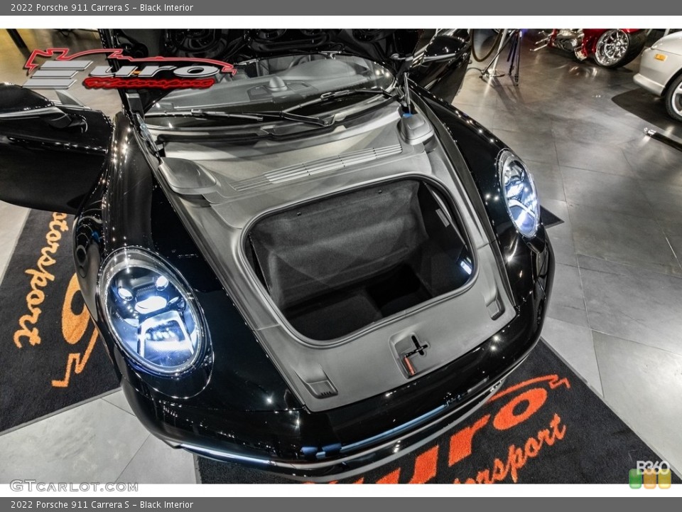 Black Interior Trunk for the 2022 Porsche 911 Carrera S #143706484