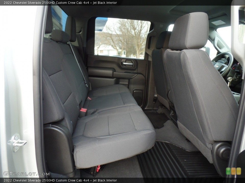 Jet Black Interior Rear Seat for the 2022 Chevrolet Silverado 2500HD Custom Crew Cab 4x4 #143706601