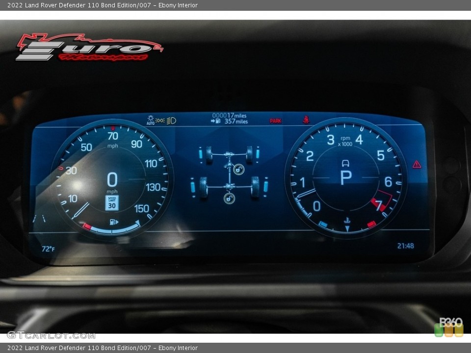 Ebony Interior Gauges for the 2022 Land Rover Defender 110 Bond Edition/007 #143708935