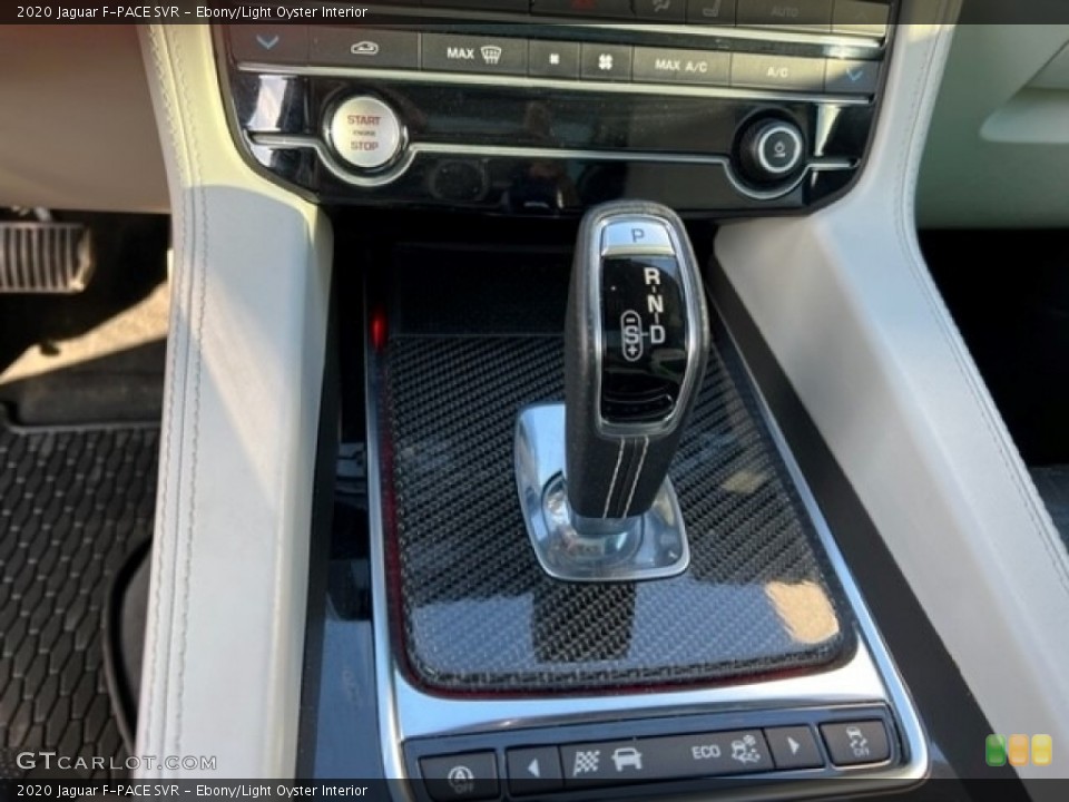 Ebony/Light Oyster Interior Transmission for the 2020 Jaguar F-PACE SVR #143710723