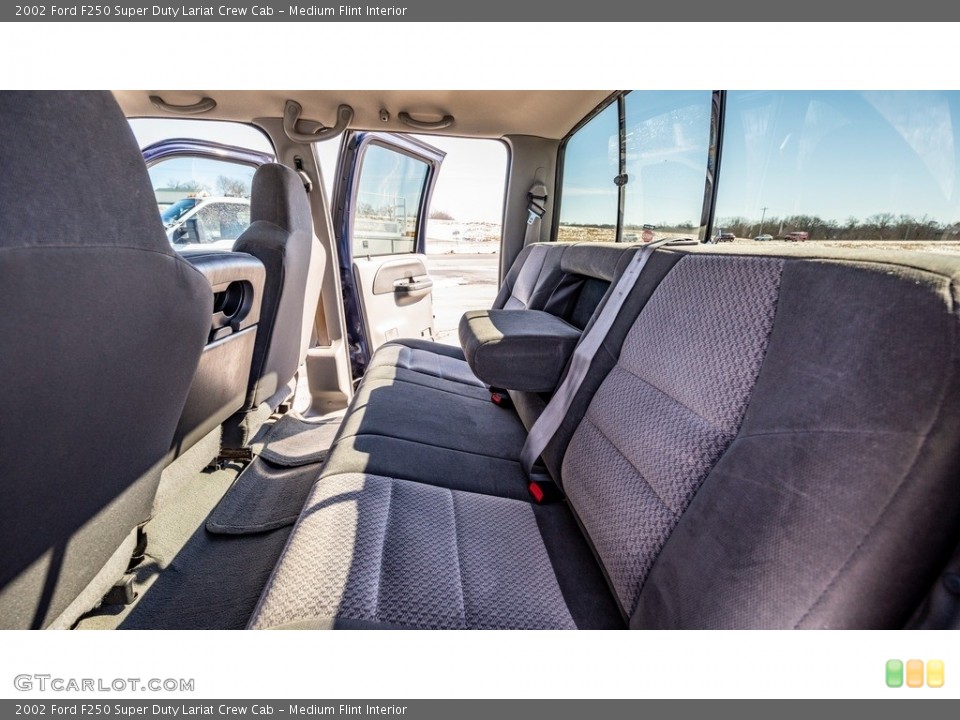 Medium Flint Interior Rear Seat for the 2002 Ford F250 Super Duty Lariat Crew Cab #143711848