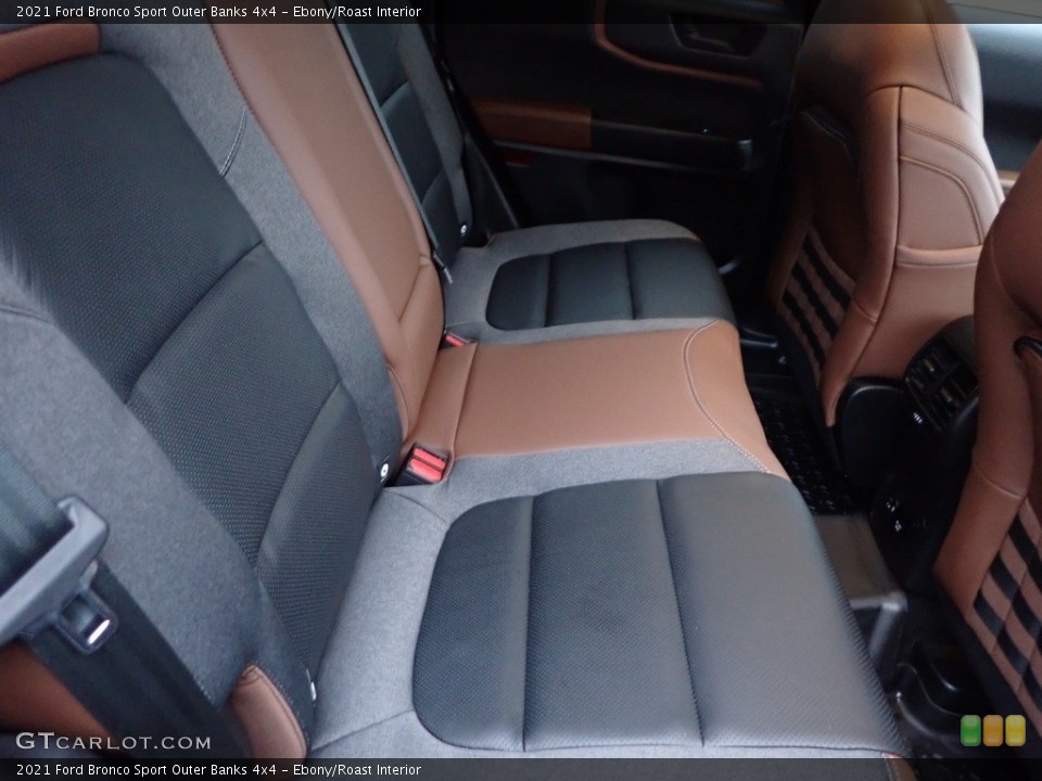 Ebony/Roast Interior Rear Seat for the 2021 Ford Bronco Sport Outer Banks 4x4 #143713633