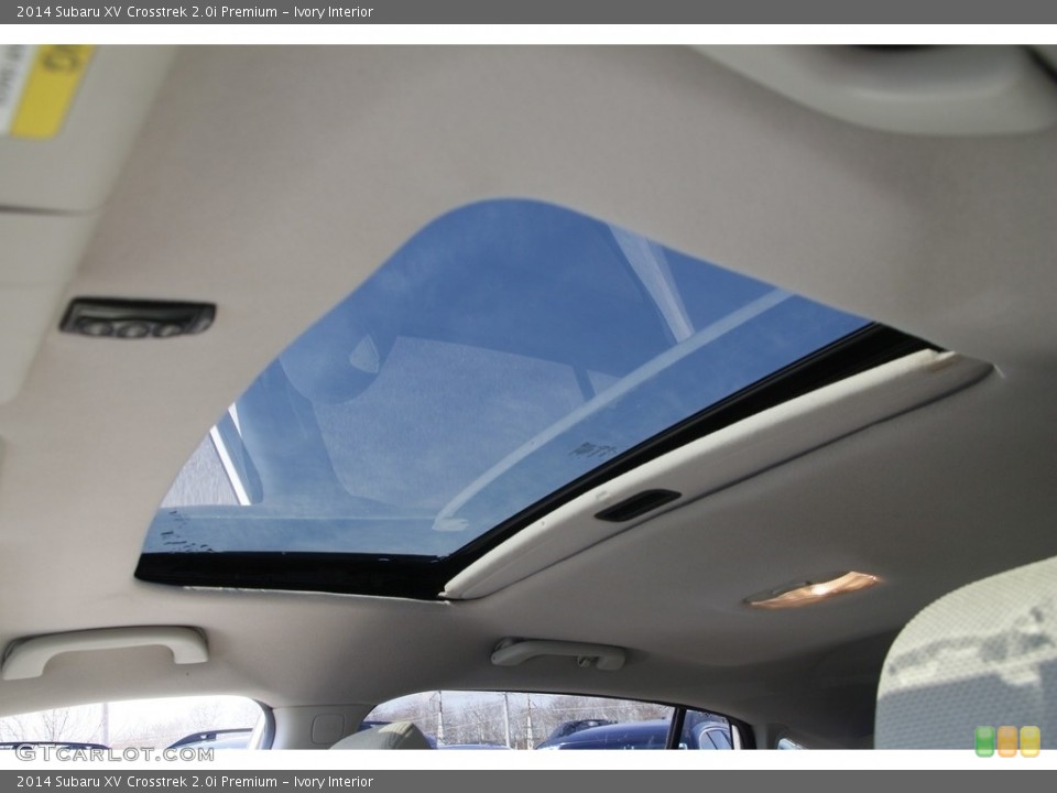 Ivory Interior Sunroof for the 2014 Subaru XV Crosstrek 2.0i Premium #143715862