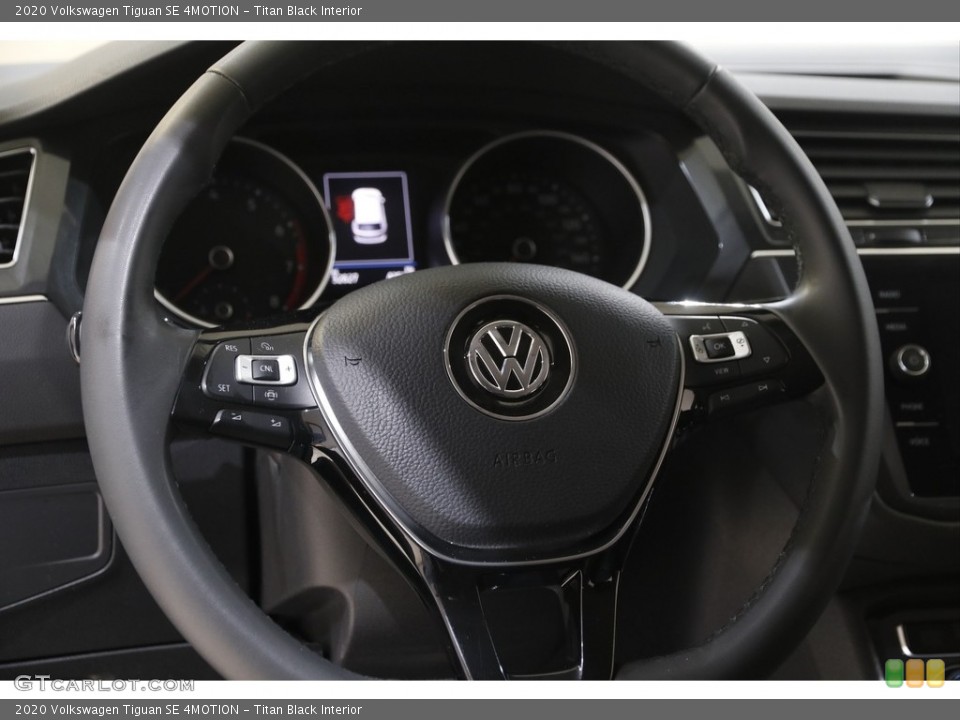 Titan Black Interior Steering Wheel for the 2020 Volkswagen Tiguan SE 4MOTION #143716009