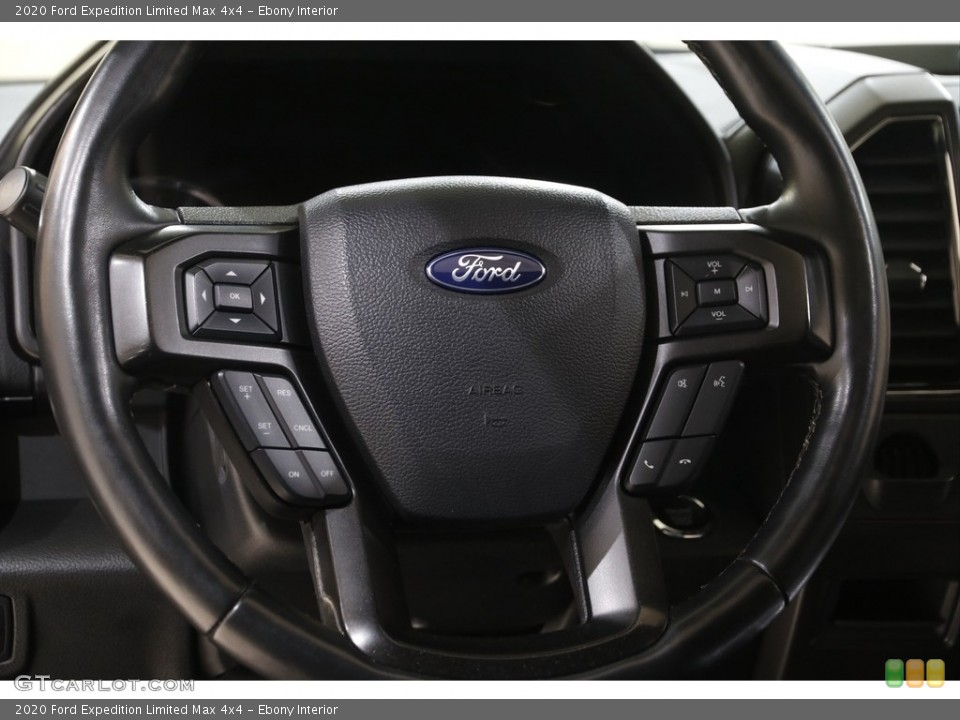 Ebony Interior Steering Wheel for the 2020 Ford Expedition Limited Max 4x4 #143721926