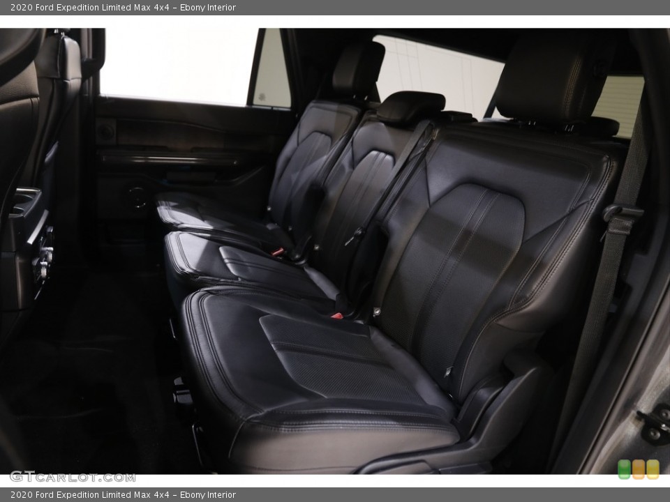 Ebony Interior Rear Seat for the 2020 Ford Expedition Limited Max 4x4 #143722145