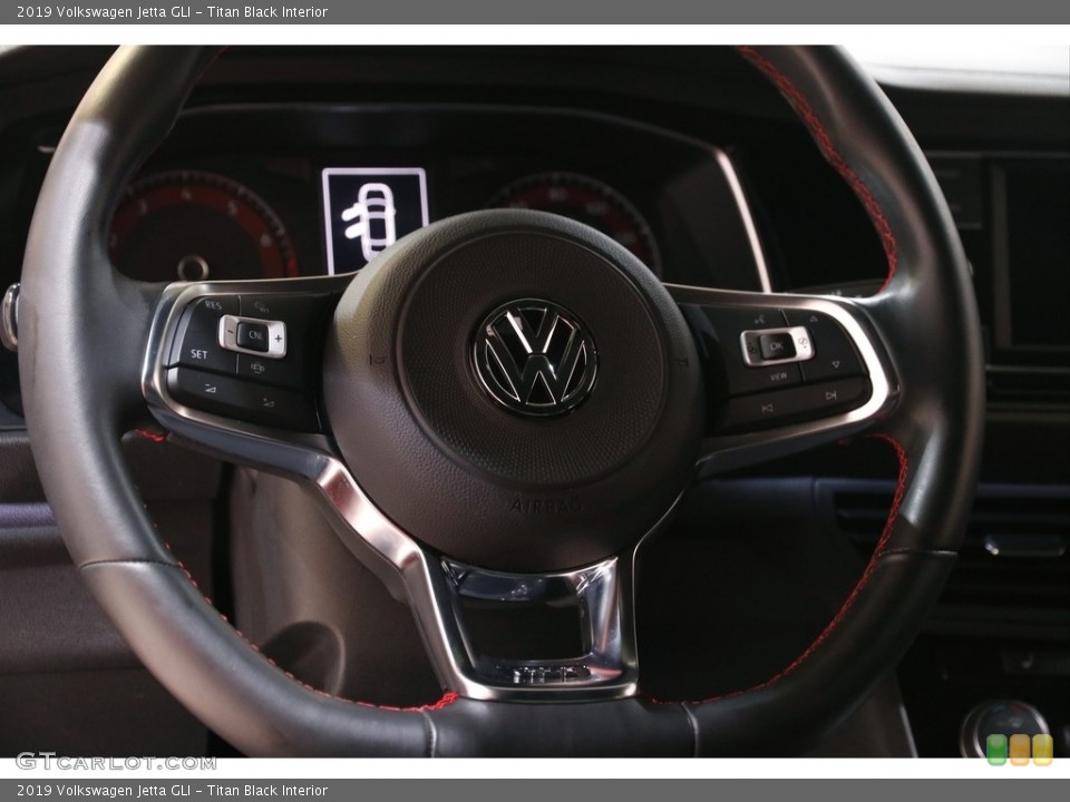 Titan Black Interior Steering Wheel for the 2019 Volkswagen Jetta GLI #143725262