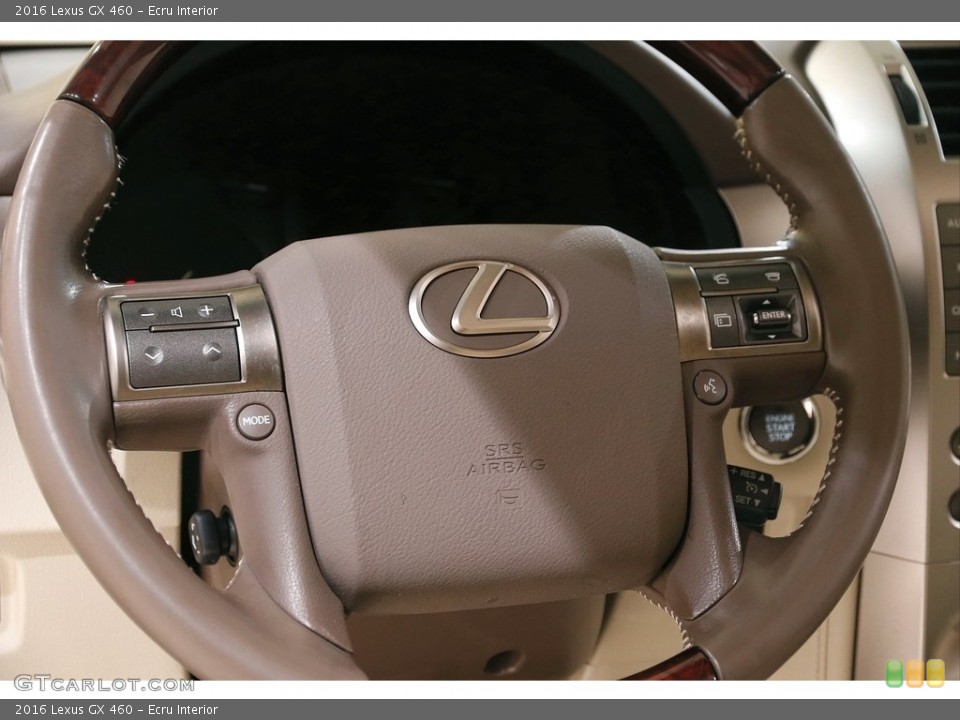 Ecru Interior Steering Wheel for the 2016 Lexus GX 460 #143725571