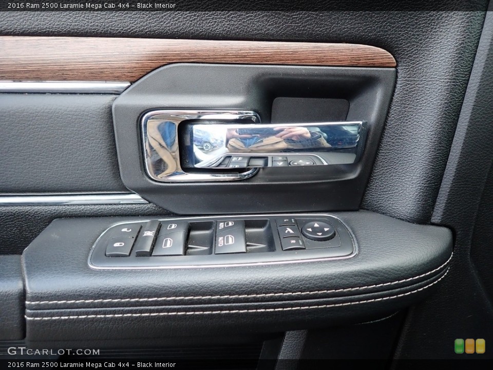 Black Interior Door Panel for the 2016 Ram 2500 Laramie Mega Cab 4x4 #143729353